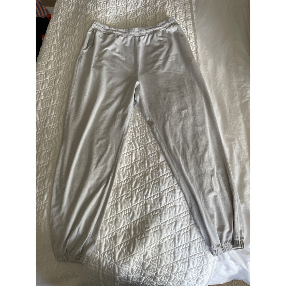 Vuori Boyfriend Jogger Cozy DreamKnit Sweatpants Grey Oyster Heather-Size L